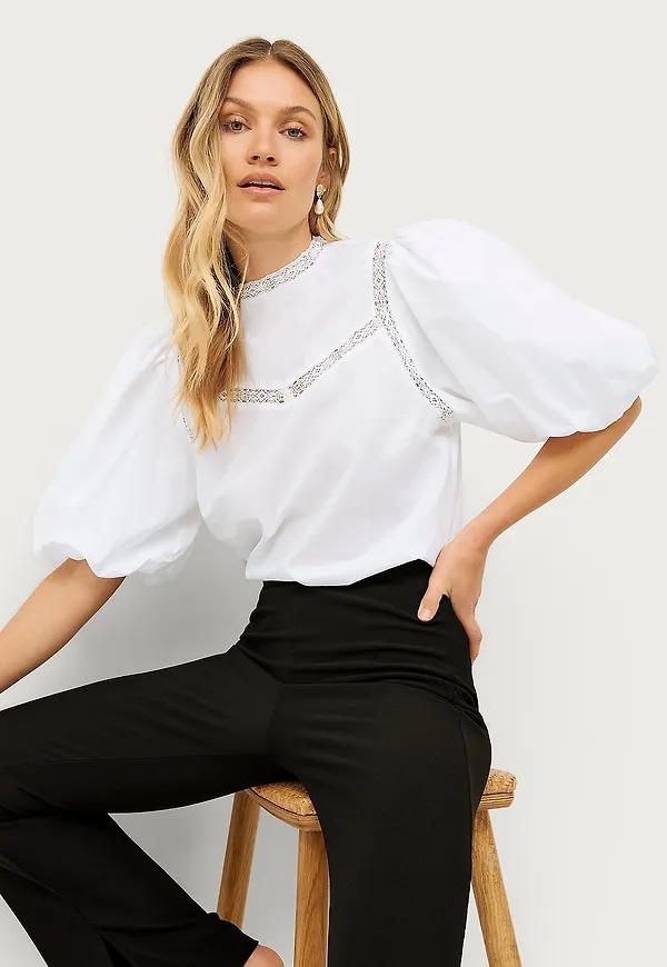 Ellos Collection - Blus Kiara - Vit