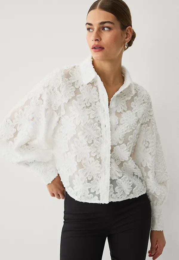 Ellos Collection - Blus Kim - Vit