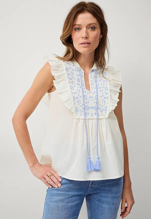 Ellos Collection - Blus Lucy - Vit