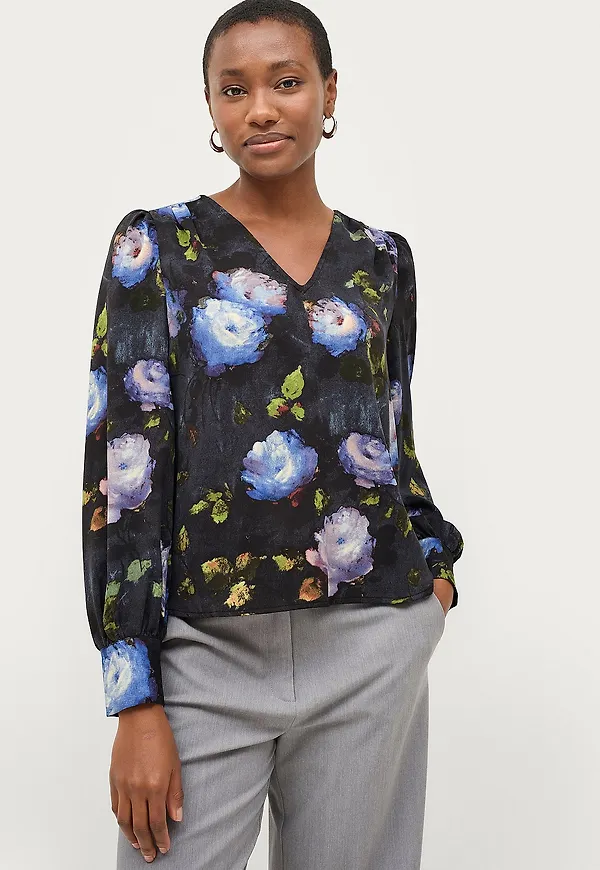 Ellos Collection - Blus Maja - Svart
