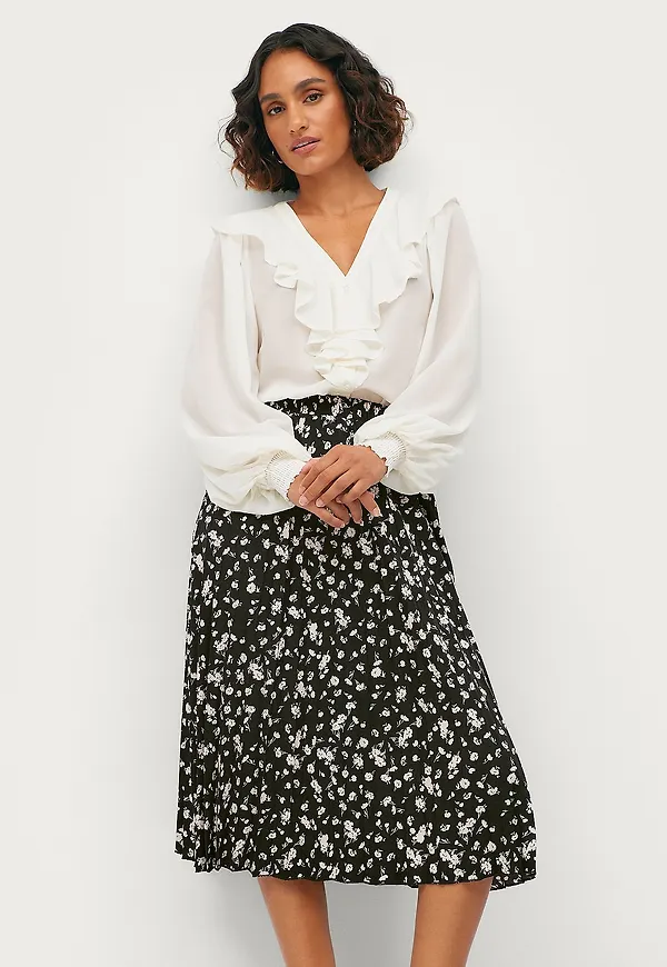 Ellos Collection - Blus Malva - Vit
