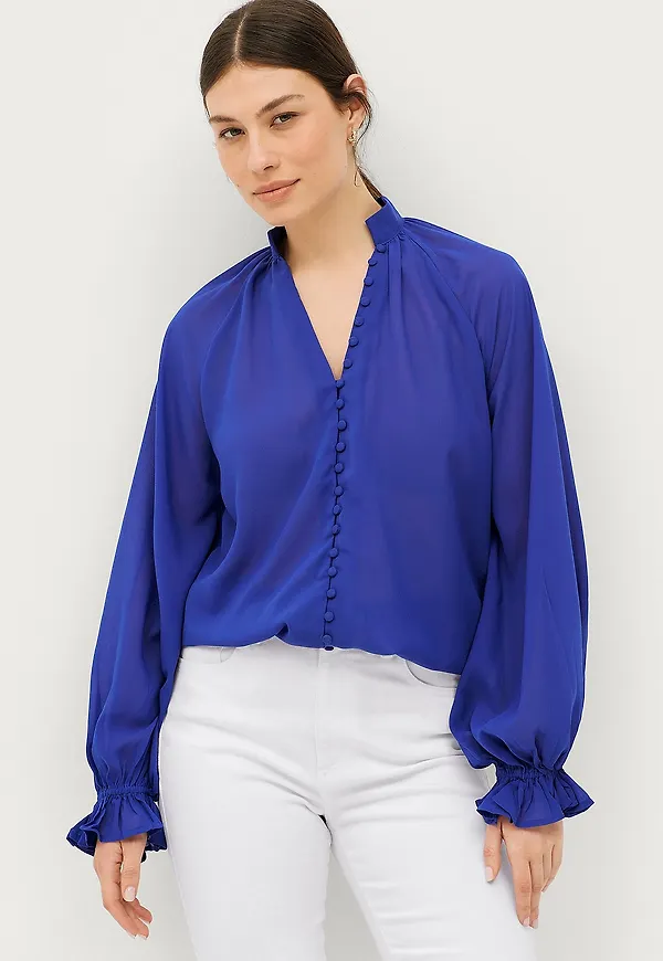 Ellos Collection - Blus Melinda - Blå