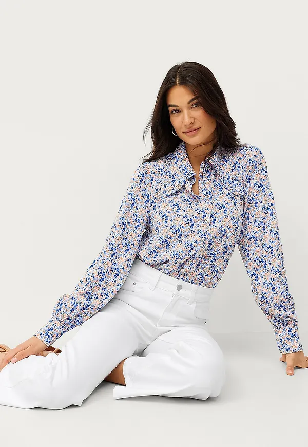 Ellos Collection - Blus Miriam - Blå