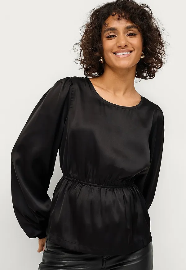 Ellos Collection - Blus Miva - Svart