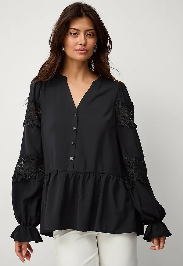 Ellos Collection - Blus Naomi - Svart