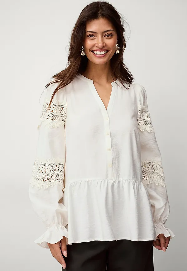 Ellos Collection - Blus Naomi - Vit
