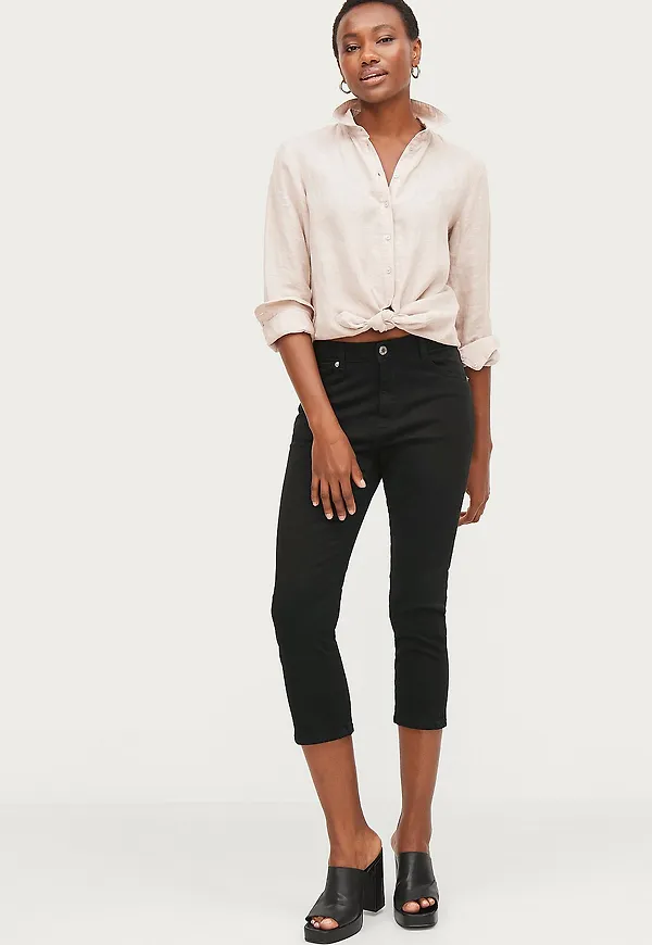 Ellos Collection - Byxor Henny Capri - Svart