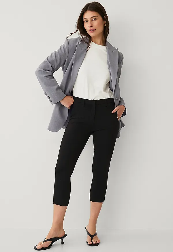 Ellos Collection - Capribyxa i superstretch - Svart