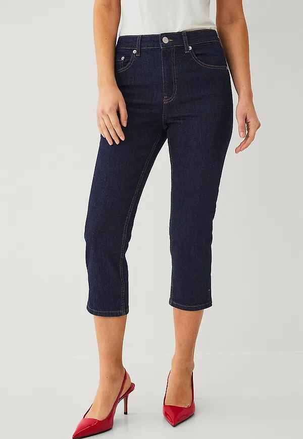 Ellos Collection - Caprijeans - Blå