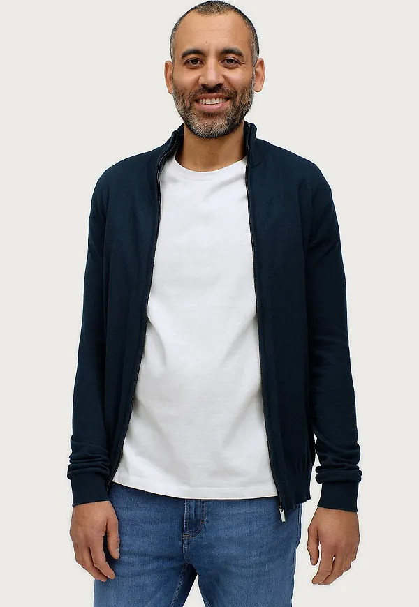 Ellos Collection - Cardigan Colin - Blå
