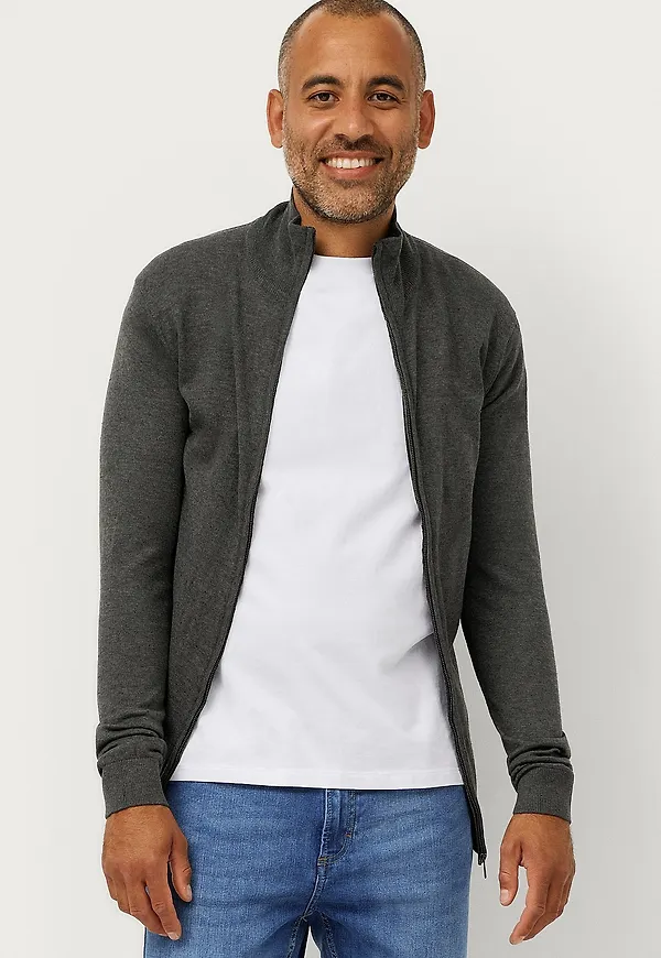 Ellos Collection - Cardigan Colin - Grå