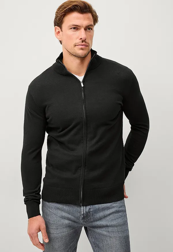 Ellos Collection - Cardigan Colin - Svart
