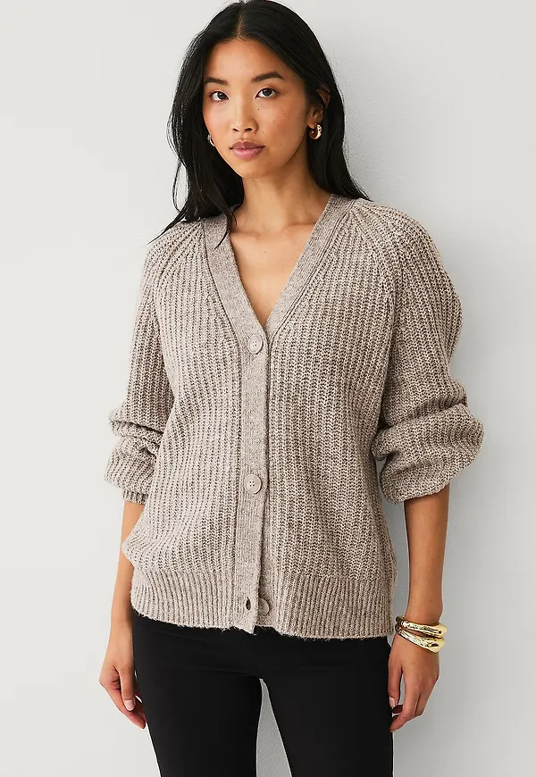 Ellos Collection - Cardigan med knappar - Brun