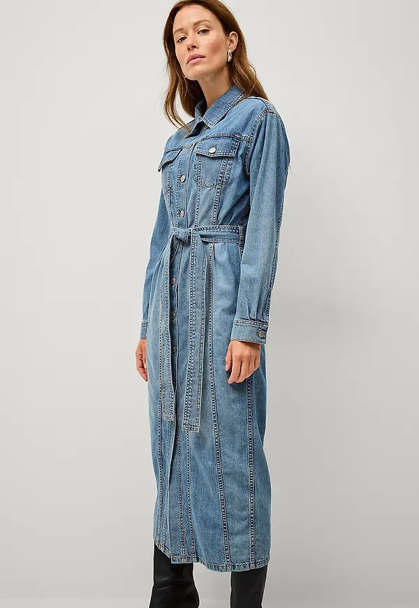 Ellos Collection - Denimklänning Poppy - Blå