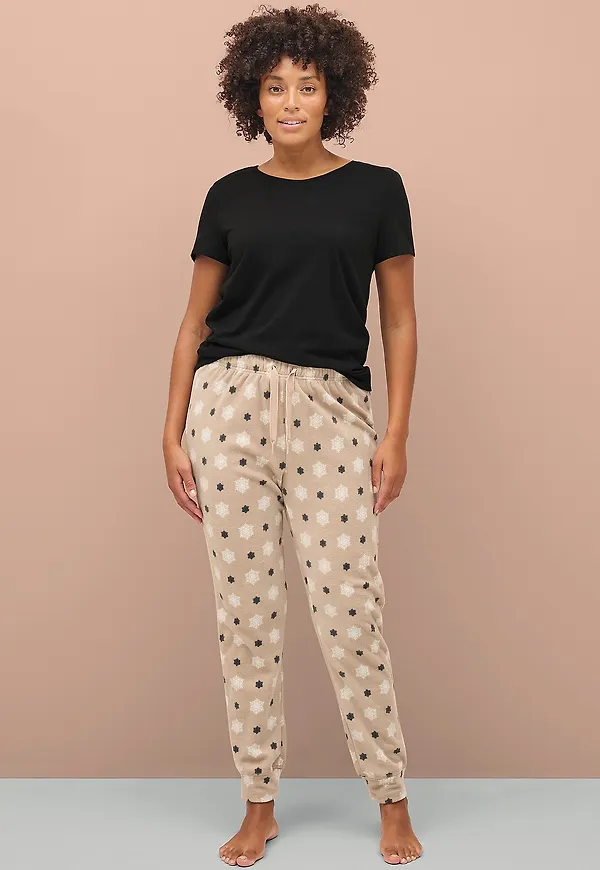 Ellos Collection - Fleecebyxor Hadley - Beige