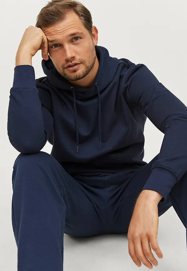Ellos Collection - Hoodie Drew - Blå