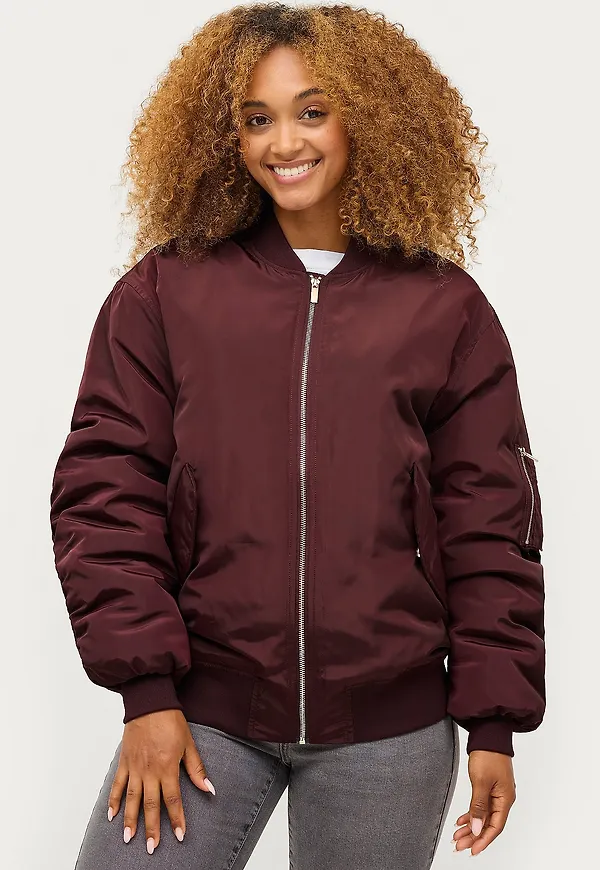 Ellos Collection - Jacka Cleo Bomber - Röd