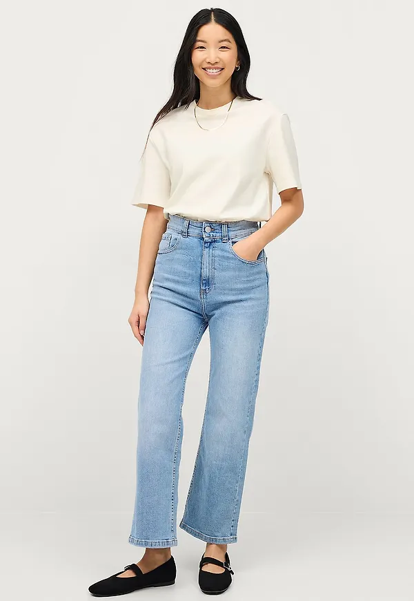 Ellos Collection - Jeans Kourtney Cropped - Blå