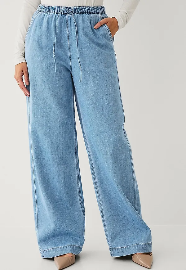 Ellos Collection - Jeans med dragsko - Blå