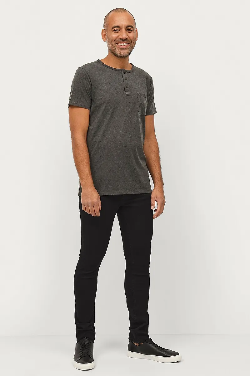 Ellos Collection - Jeans Nate Slim Fit - Svart