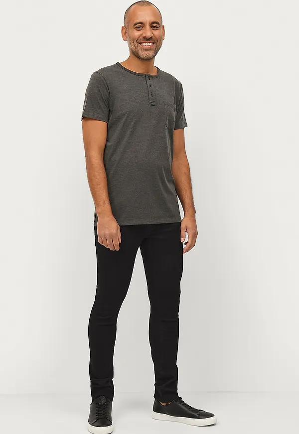Ellos Collection - Jeans Nate Slim Fit - Svart