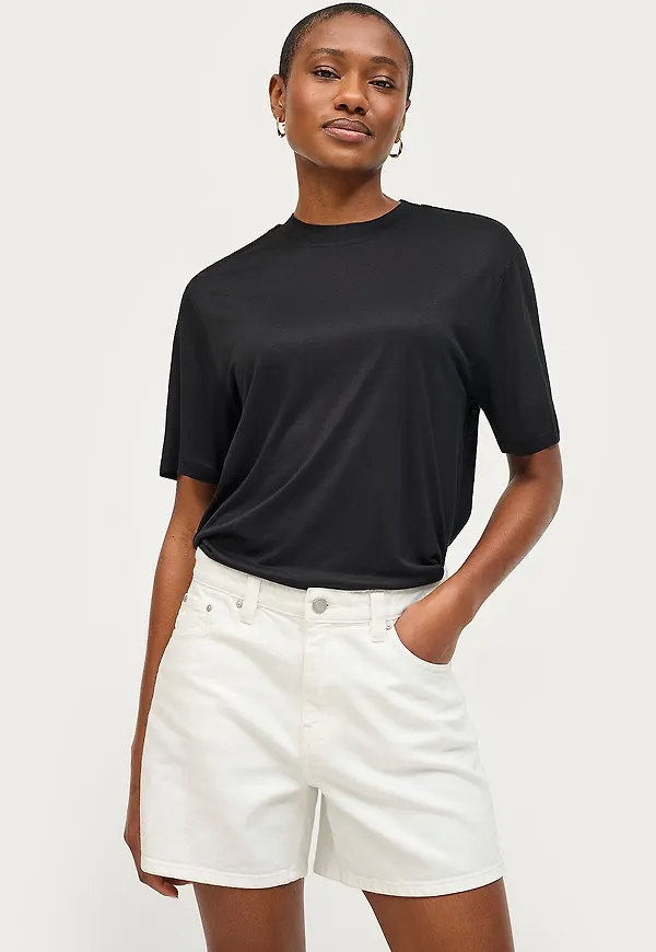 Ellos Collection - Jeansshorts Petra Mom - Natur