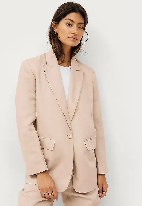 Ellos Collection - Kavaj Lilly Linen - Beige