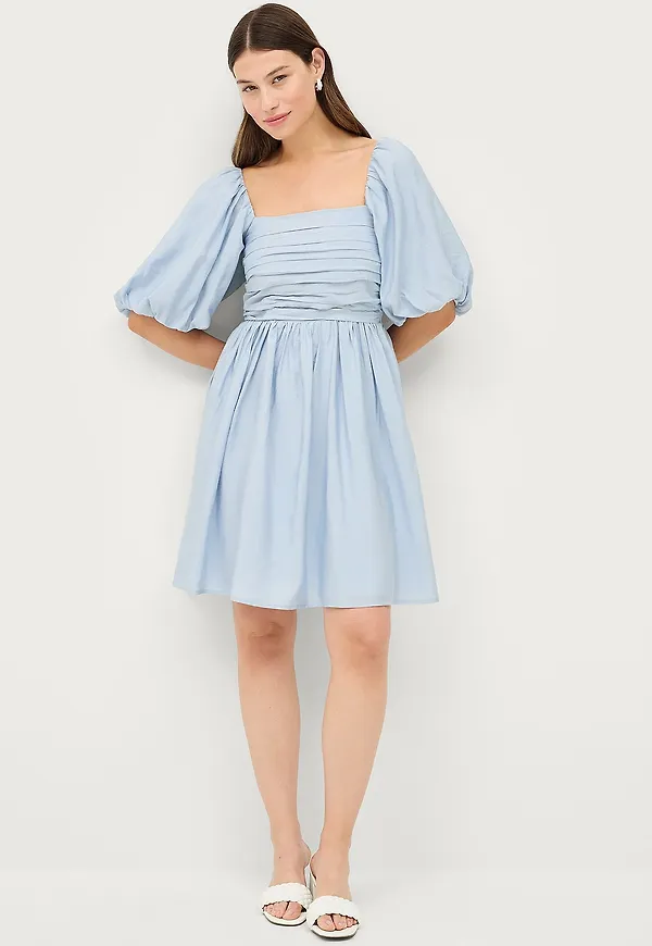 Ellos Collection - Klänning Dress Sofia - Blå