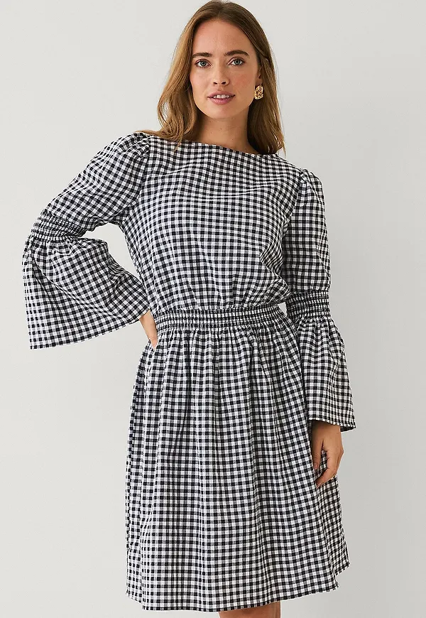 Ellos Collection - Klänning med smock - Vit