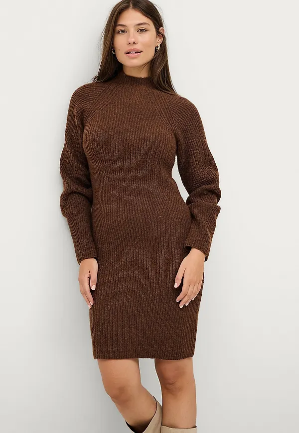 Ellos Collection - Klänning Mila Knitted - Brun