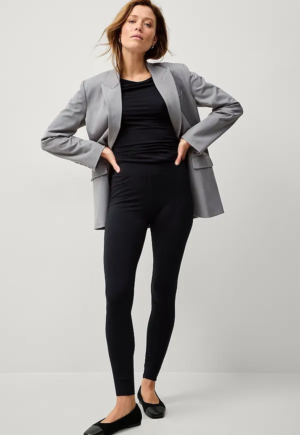 Ellos Collection - Leggings med hög midja - Svart
