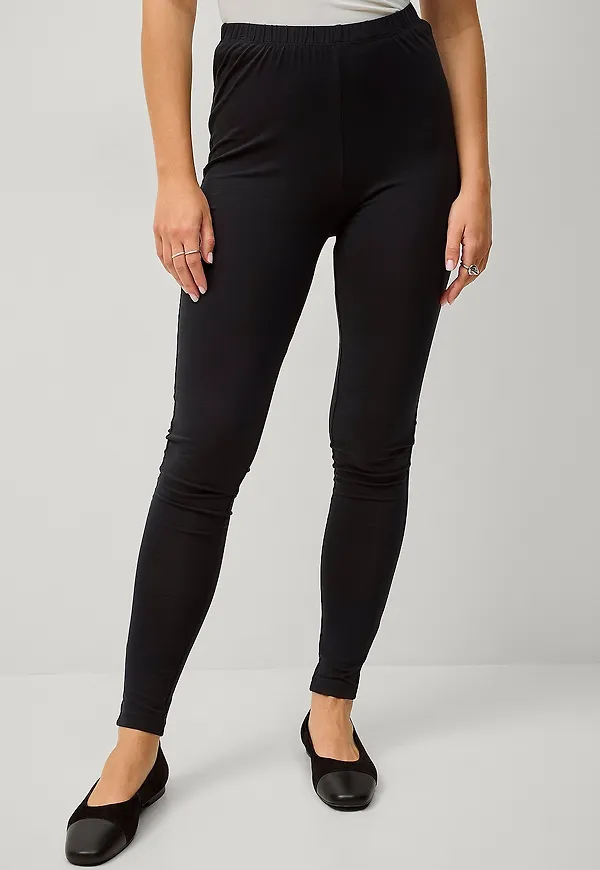 Ellos Collection - Leggings med resårmidja - Svart