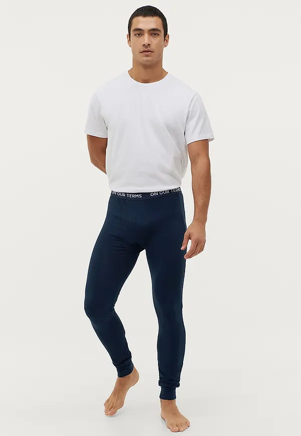 Ellos Collection - Långkalsonger Adam - Blå