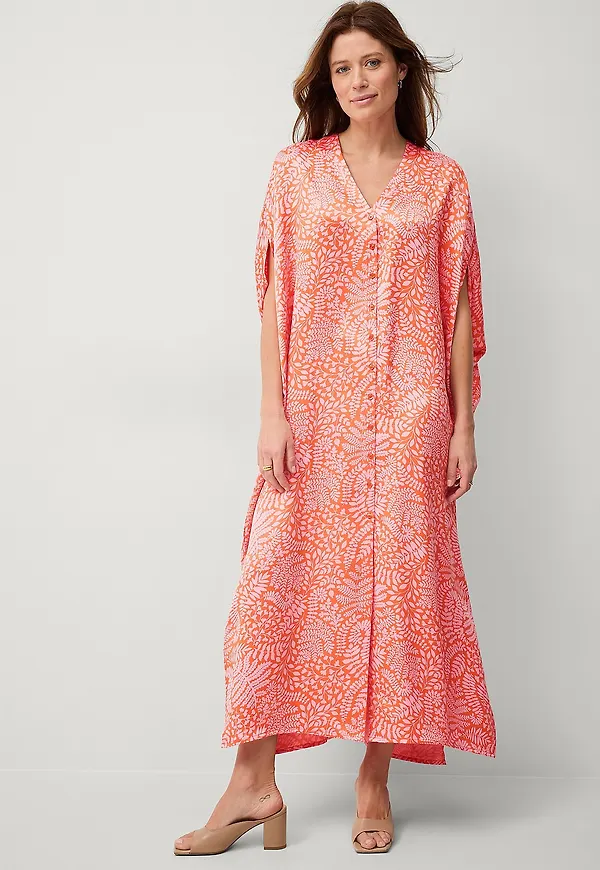 Ellos Collection - Maxiklänning Kaftan Milia - Rosa