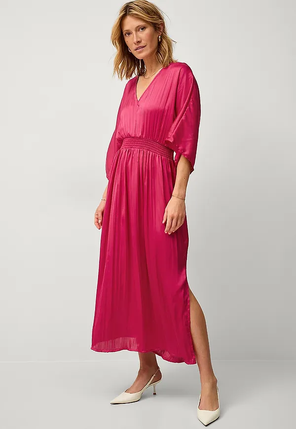 Ellos Collection - Maxiklänning Tyra Satin - Rosa