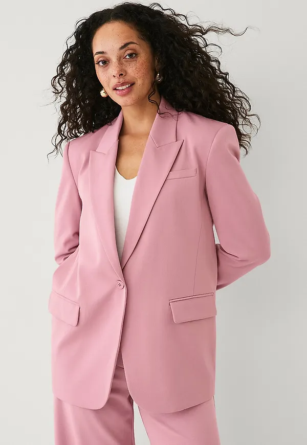 Ellos Collection - Oversize kavaj - Rosa