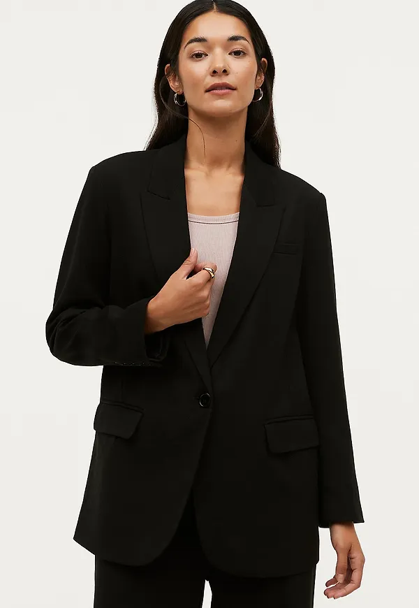 Ellos Collection - Oversize kavaj - Svart