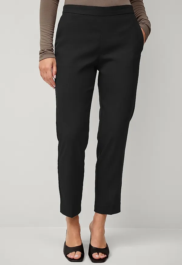 Ellos Collection - Pull-on slacks - Svart