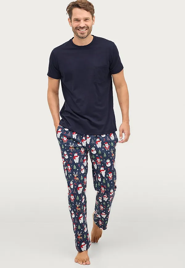 Ellos Collection - Pyjamas Melker - Blå