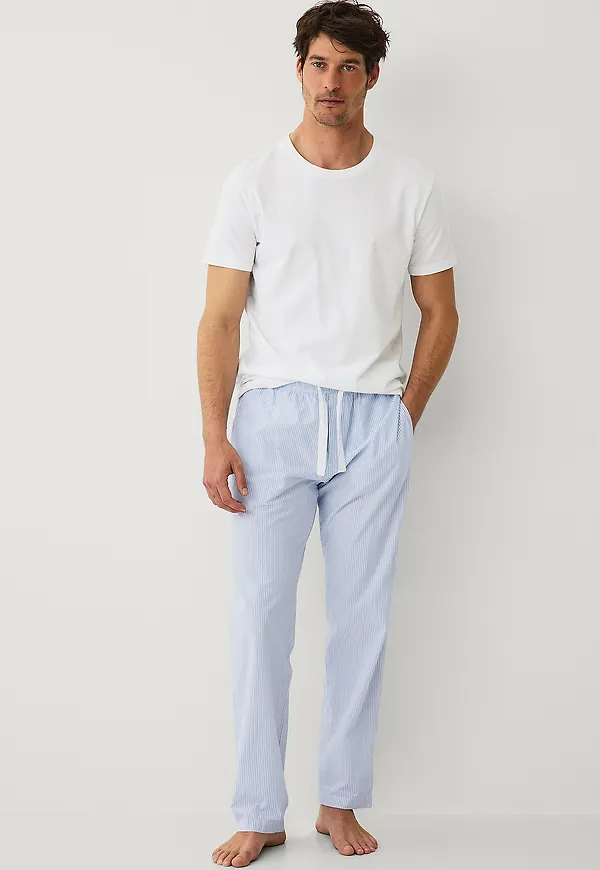 Ellos Collection - Pyjamasbyxor Hudson - Blå