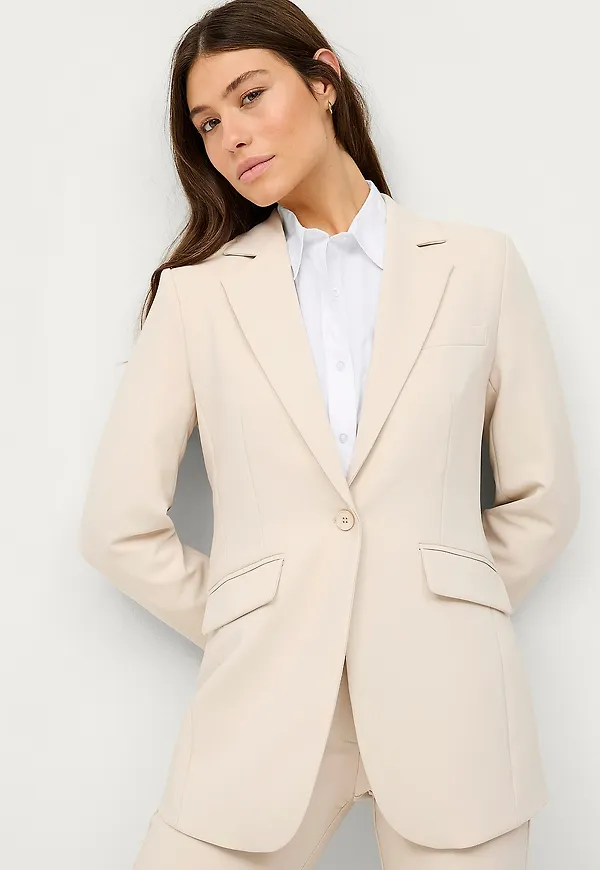 Ellos Collection - Slim fit kavaj - Beige