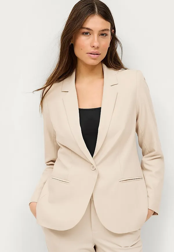 Ellos Collection - Slim fit kavaj - Beige