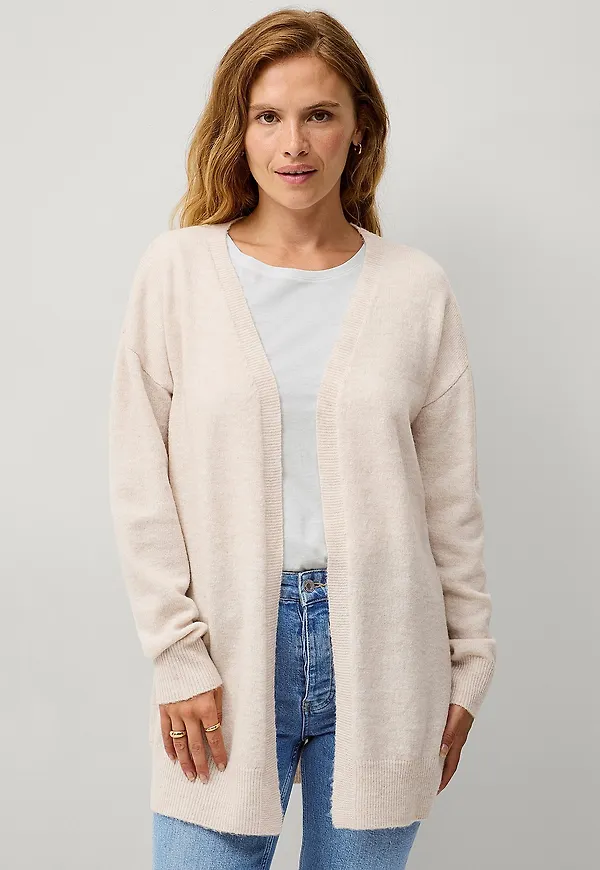 Ellos Collection - Stickad kofta - Beige