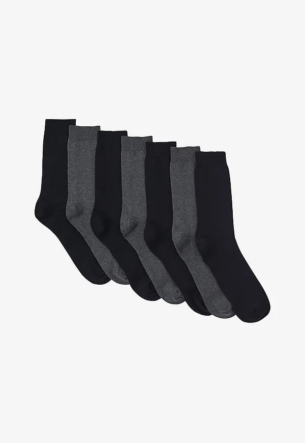 Ellos Collection - Strumpa 7-pack - Svart