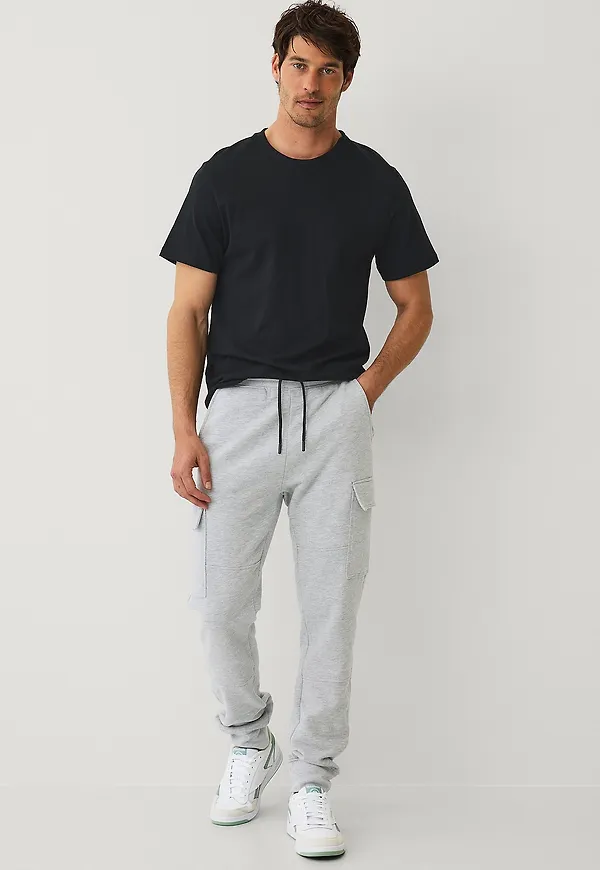 Ellos Collection - Sweatbyxor med benfickor - Grå