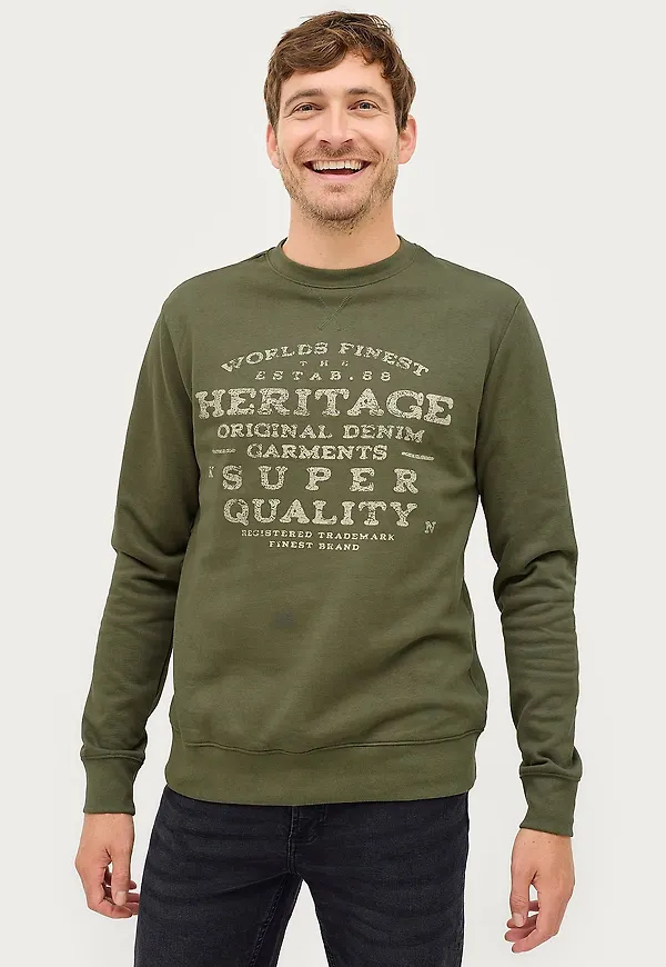 Ellos Collection - Sweatshirt Hank - Grön