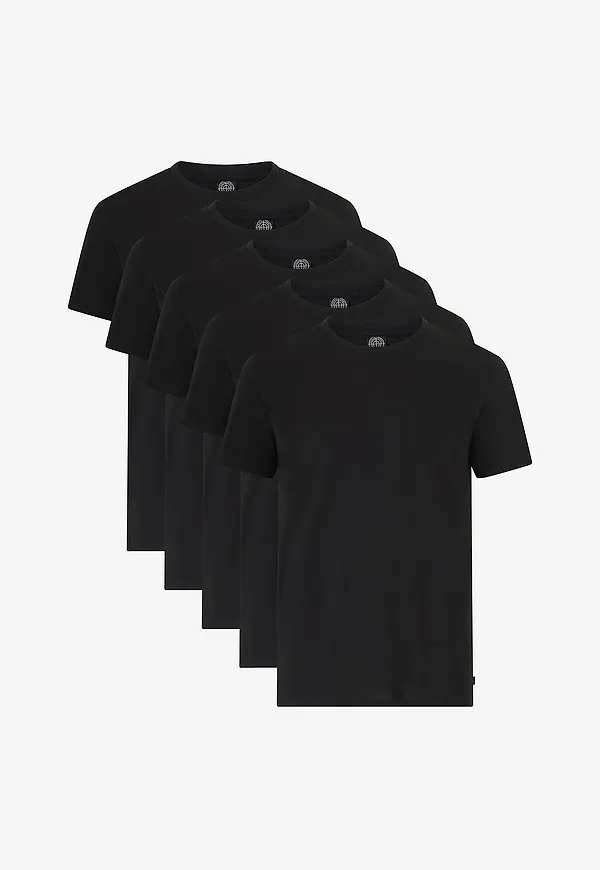 Ellos Collection - T-shirt 5-pack - Svart