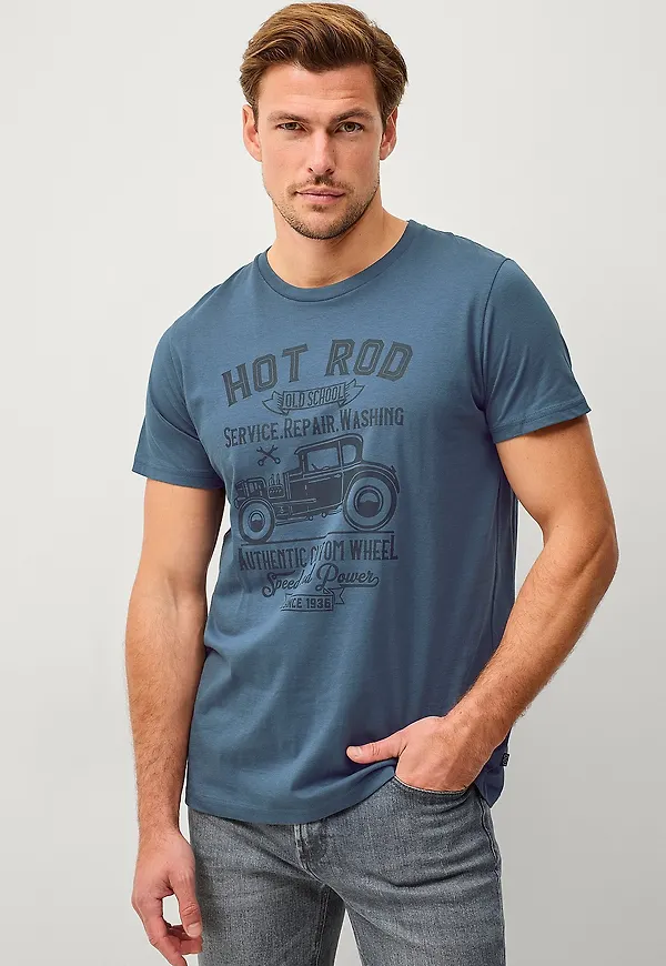Ellos Collection - T-shirt Brody - Blå