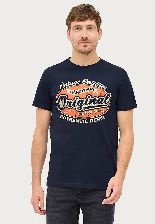 Ellos Collection - T-shirt Brody - Blå