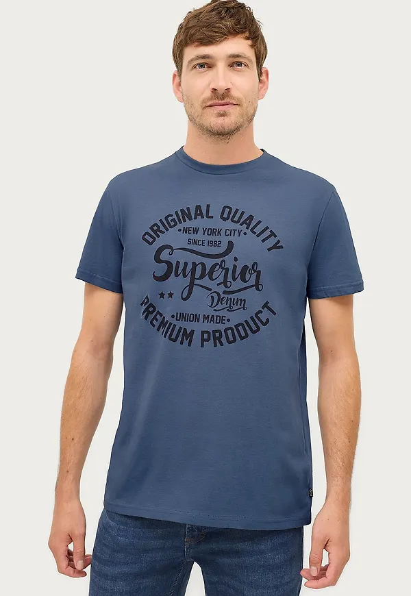 Ellos Collection - T-shirt Brody - Blå